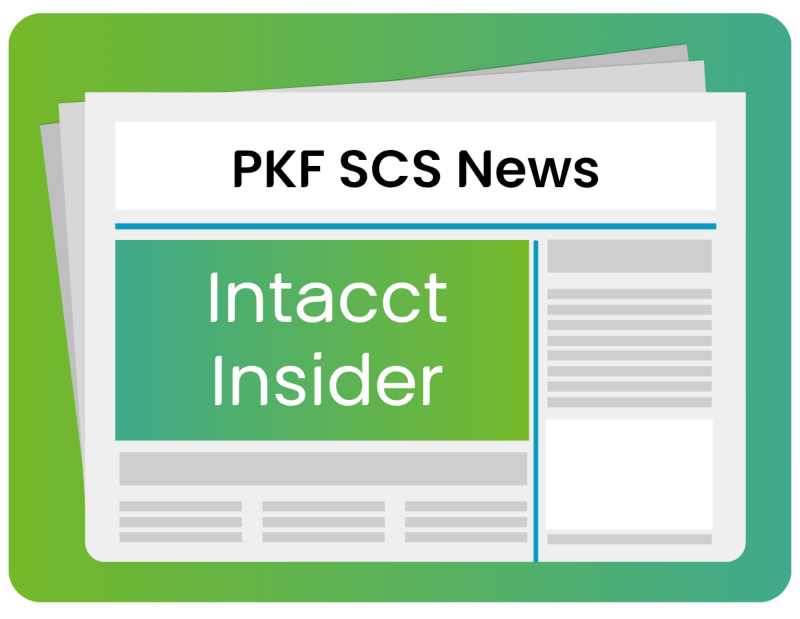 PKF SCS News Intacct Insider Newspaper Icon