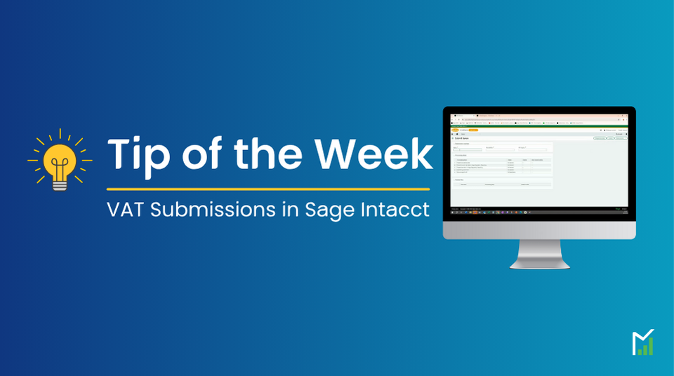 VAT submissions in Sage Intacct