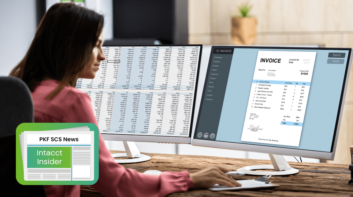 Person using AP automation software